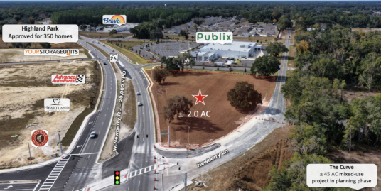 NWC of W Newberry Rd (SR 26) & Newberry Ln, Newberry, FL – Ground Lease
